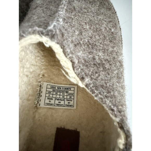 New UGG Tasman Refelt Slippers Gray Wool Slip-On Shoes Unisex - No Box - Picture 4 of 12